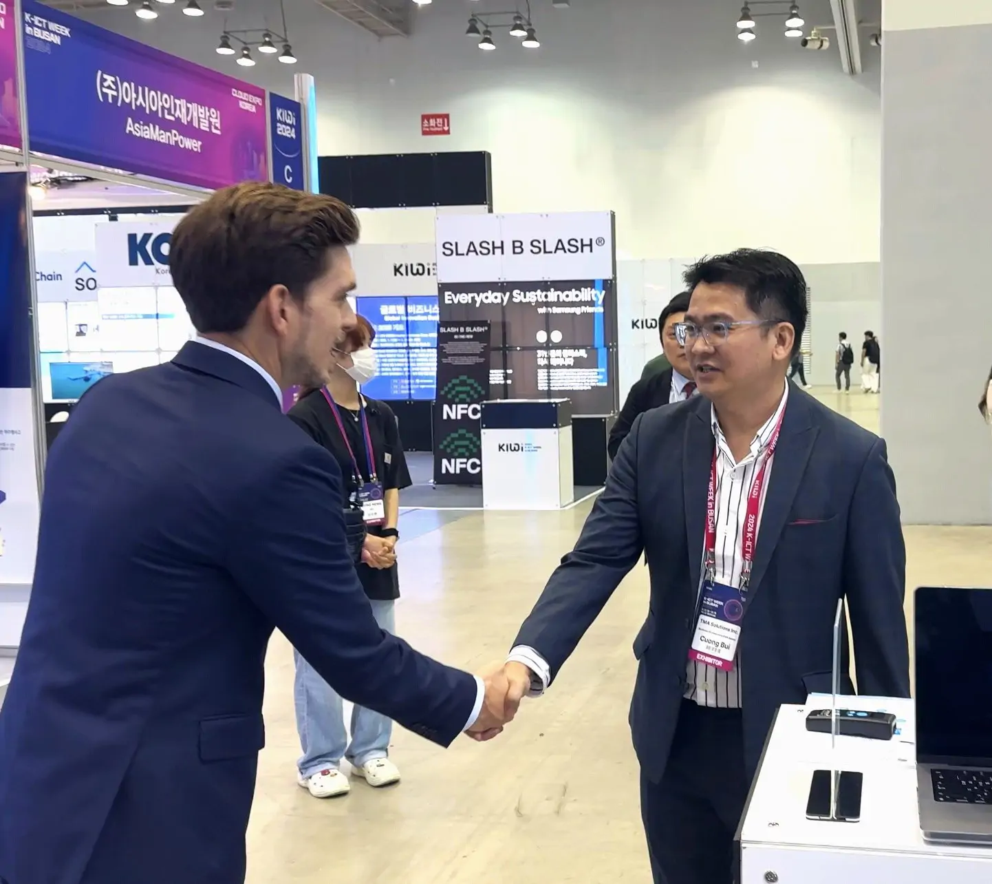 TMA at the event of K-ICT WEEK 2024 in Busan